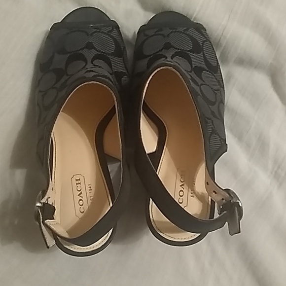 Coach Signature Wedges - Picture 4 of 4